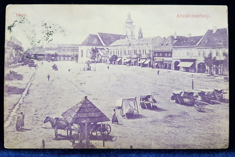 TARGU - SECUIESC , CARTE POSTALA ILUSTRATA , MONOCROMA , CIRCULATA , DATATA 1911