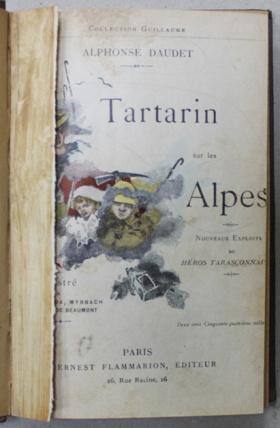 TARTARIN SUR LES ALPES  par ALPHONSE DAUDET , illustre par ROSSI ...DE BEAUMONT , 1925