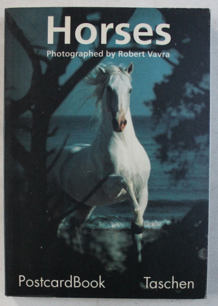TASCHEN - POSTCARDBOOK , HORSES , PHOTOGRAPHED by ROBERT VAVRA , 1993