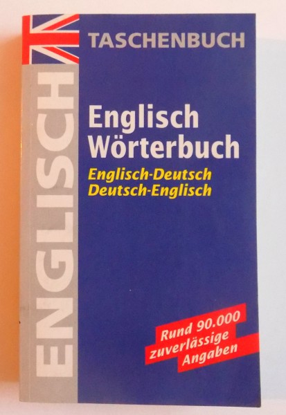 TASCHENBUCH - ENGLISH WORTERBUCH - ENGLISH - DEUTSCH/ DEUTSCH - ENGLISCH