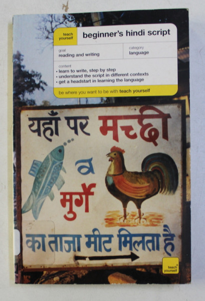 TEACH YOURSELF - BEGINNER' S HINDI SCRIPT by RUPERT SNELL , 2003