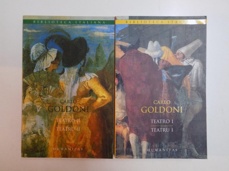 TEATRU de CARLO GOLDONI  , 2 VOL , 2007