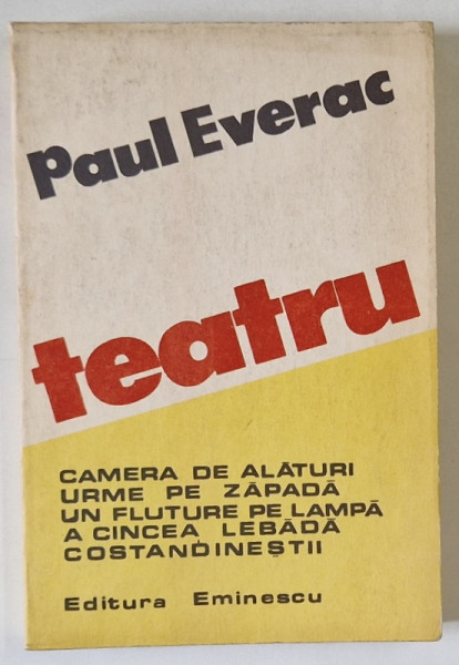 TEATRU de PAUL EVERAC , 1984