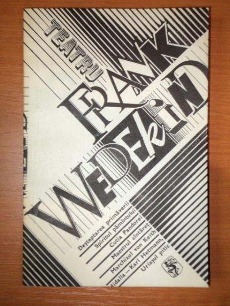 TEATRU de FRANK WEDEKIND,BUCURESTI , 1982