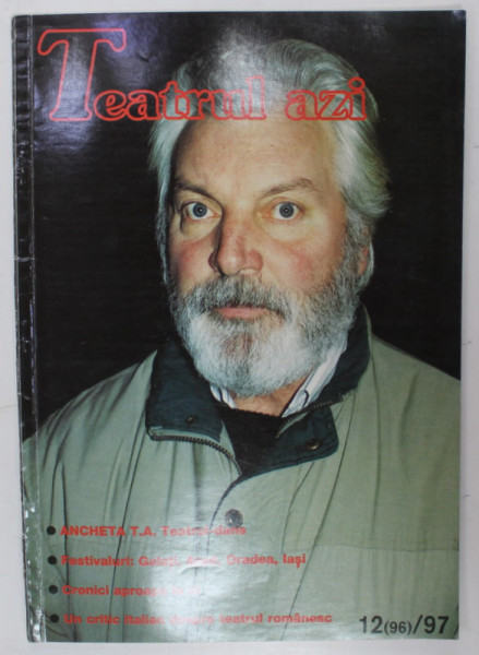 TEATRUL AZI , REVISTA DE CULTURA TEATRALA , NR.12 , 1997