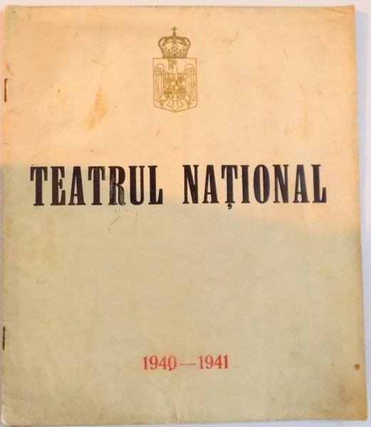 TEATRUL NATIONAL 1940-1941