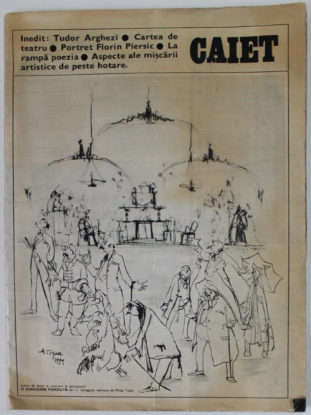 TEATRUL NATIONAL , CAIET NR. 47 , STAGIUNEA 1978- 1979