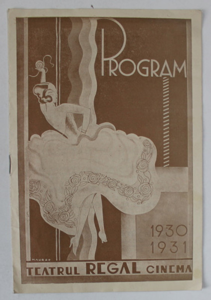 TEATRUL REGAL CINEMA , PROGRAM , 1930 - 1931