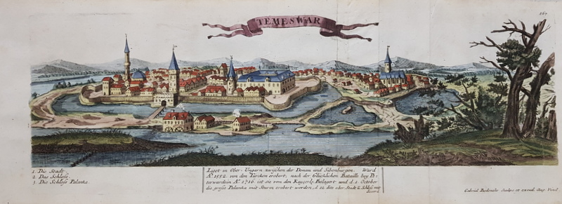TEMESWAR , TIMISOARA, Circa 1720