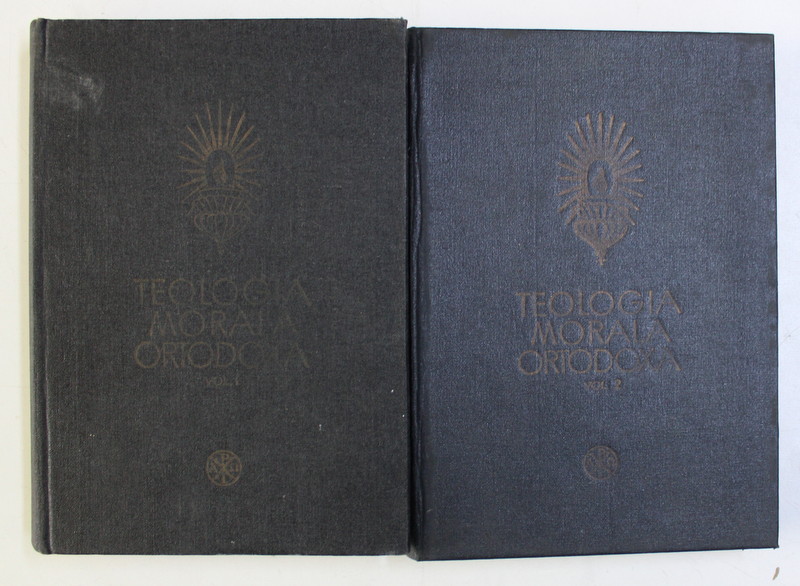 TEOLOGIA MORALA ORTODOXA PENTRU INSTITUTELE TEOLOGICE , VOLUMELE I - II ( MORALA GENERALA , MORALA SPECIALA ) de NICOLAE MLADIN ... IOAN ZGREAN , 1979 - 1980