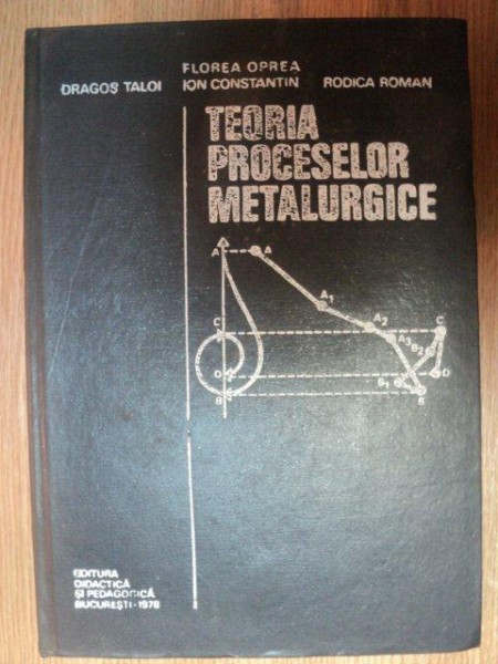 TEORIA PROCESELOR METALURGICE de DRAGOS TALOI ... RODICA ROMAN , 1978