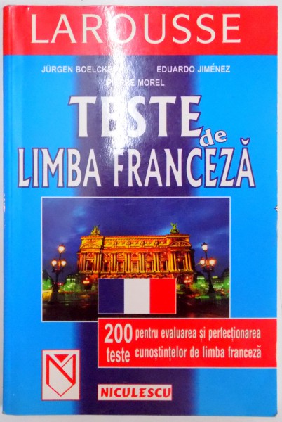 TESTE DE LIMBA FRANCEZA de JURGEN BOELCKE , EDUARDO JIMENEZ , PIERRE MOREL , 2001
