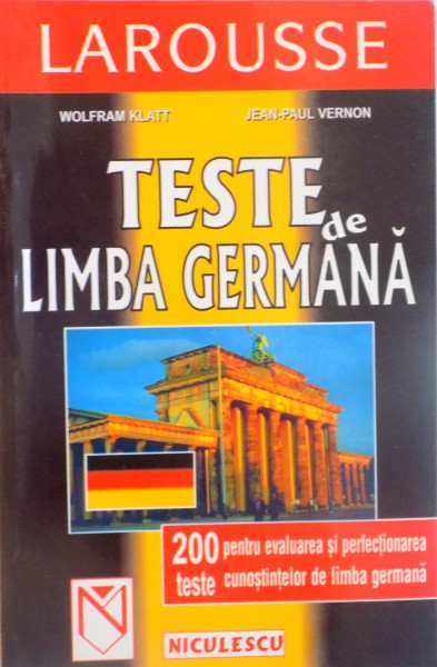 TESTE DE LIMBA GERMANA de WOLFRAM KLATT, JEAN - PAUL VERNON, 2003