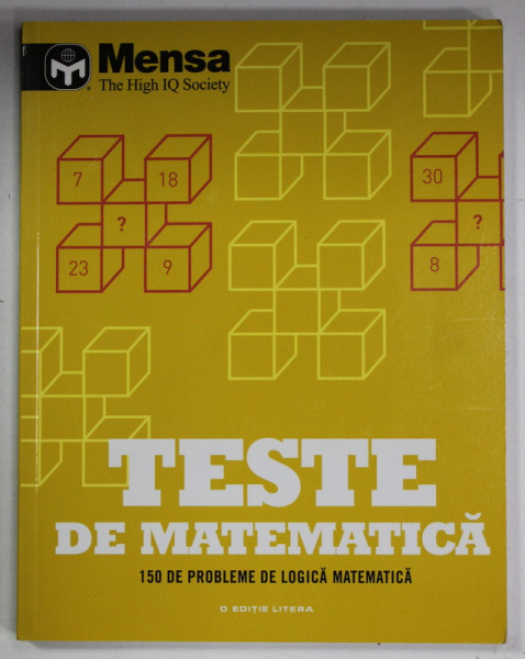 TESTE DE MATEMATICA , 150 PROBLEME DE LOGICA MATEMATICA , 2017