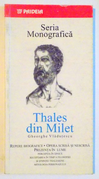 THALES DIN MILET de GHEORGHE VLADUTESCU , 2001