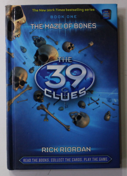 THE  36 CLUES by RICK RIORDAN , THE MAZE OF BONES , BOOKK ONE , 2008