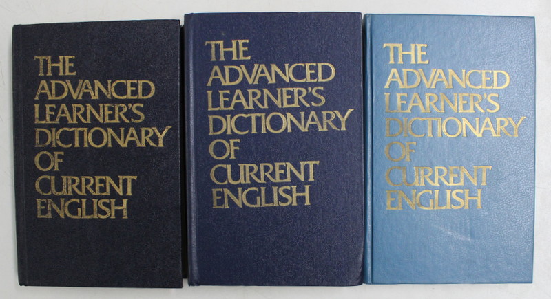 THE ADVANCED LEARNER ' S , DICTIONARY OF CURRENT ENGLISH , VOLUMELE I - III by A.S HORNBY ... H. WAKEFIELD , 1992