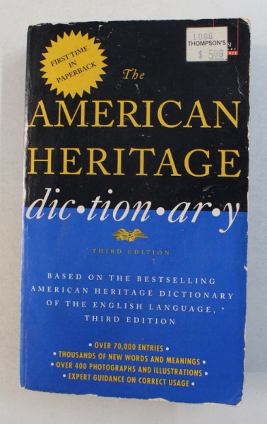 THE AMERICAN HERITAGE  DICTIONARY , 1994