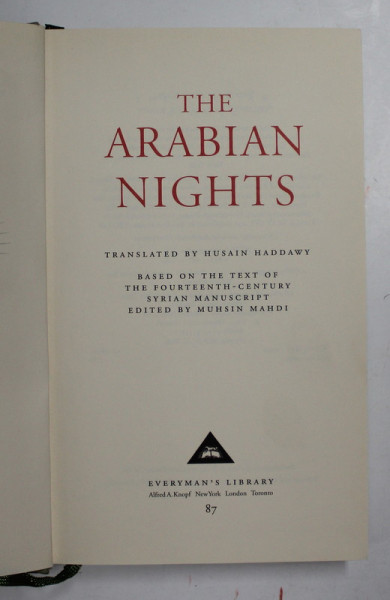 THE ARABIAN NIGHTS , 1992