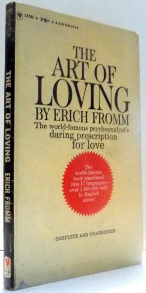THE ART OF LOVING by ERICH FROMM , 1970