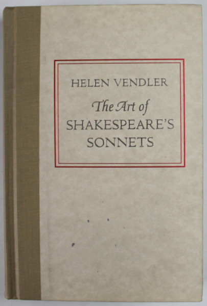 THE ART OF SHAKESPEARE SONNETS by HELEN VENDLER , 1999, LIPSA CD *