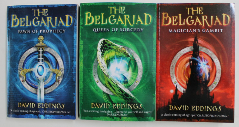 THE  BELGARIAD by DAVID EDDINGS , VOLUMELE I - III , 2006