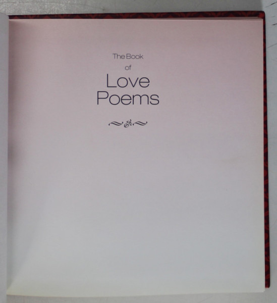 THE BOOK OF LOVE POEMS , 2003