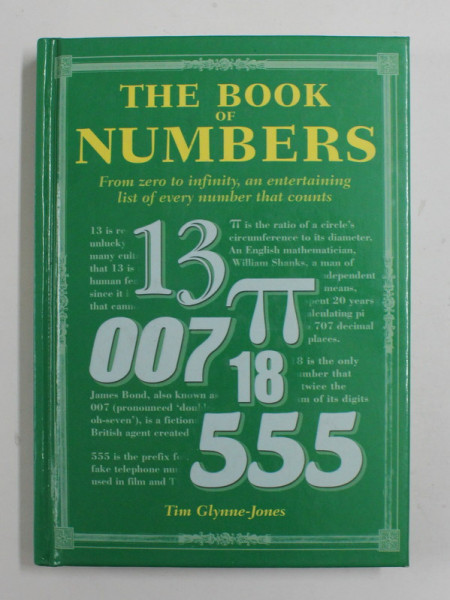 THE BOOK OF NUMBERS by TIM GLYNNE - JONES , 2007