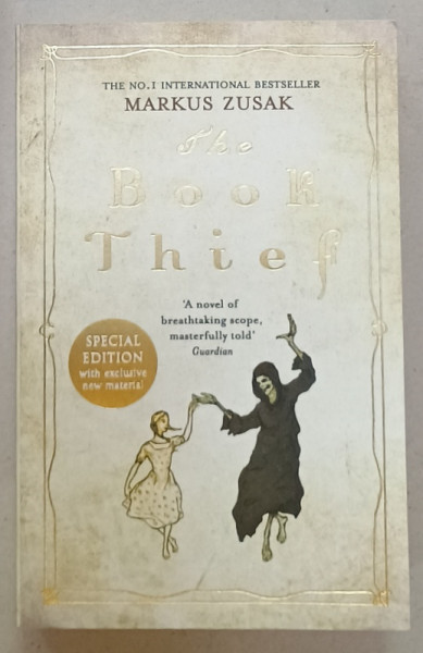 THE BOOK THIEF by MARKUS ZUSAK , illustrations by TRUDY WHITE , 2016