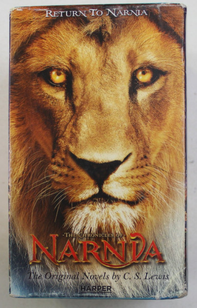 THE CHRONICLES OF NARNIA by C.S. LEWIS , SET DE 7 VOLUME IN CUTIE  , 1994