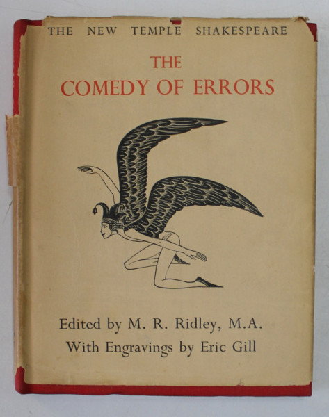 THE COMEDY OF ERRORS by WILLIAM SHAKESPEARE , with engravings by ERIC GILL , edited by M. R. RILEY , 1934