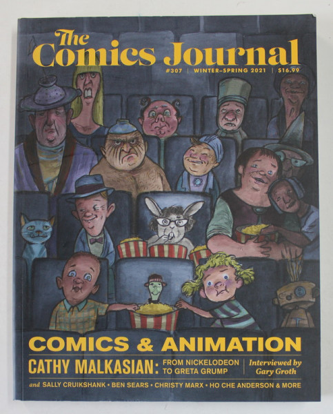 THE COMICS JOURNAL nr. 307 , WINTER - SPRING , 2021 , REVISTA DESPRE BENZILE DESENATE *