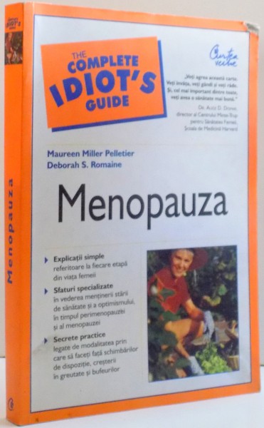 THE COMPLETE IDIOT'S GUIDE , MENOPAUZA de MAUREEN MILLER PELLETIER SI DEBORAH S. ROMAINE , 2006