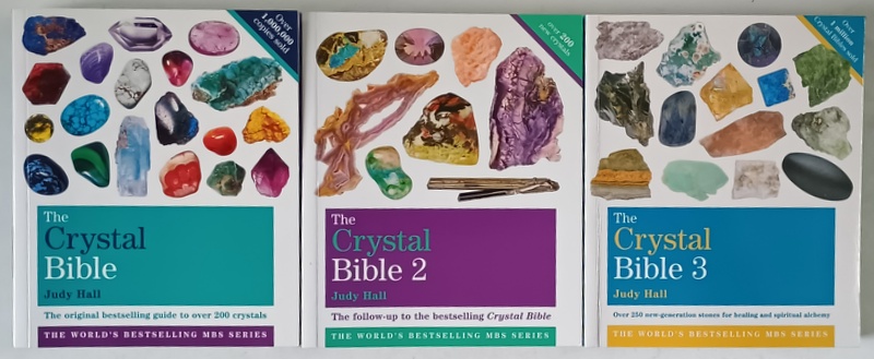 THE CRYSTAL BIBLE , VOLUMES I - III by JUDY HALL , 2009 - 2012