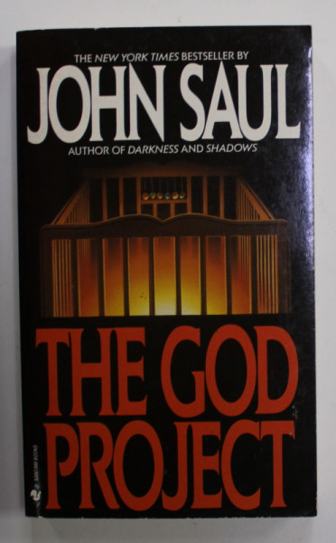 THE  GOD PROJECT by JOHN SAUL , 1986