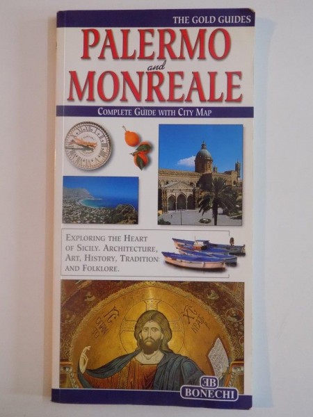 THE GOLD GUIDES PALERMO AND MONREALE , COMPLETE GUIDE WITH CITY MAP ,