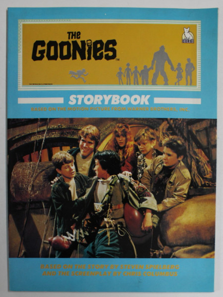 THE GOONIES , STORYBOOK , story by STEVEN SPIELBERG , 1985