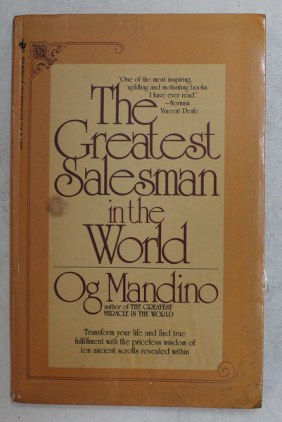 THE GREATEST SALESMAN IN THE WORLD by OG MANDINO , 1985