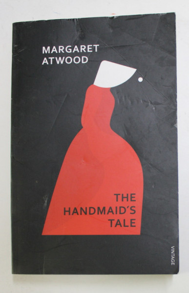 THE HANDMAID 'S TALE by MARGARET ATWOOD , 1996 , COPERTA CU MICI DEFECTE SI URME DE INDOIRE *