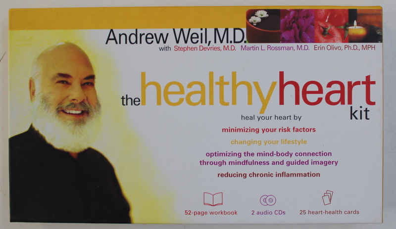 THE HEALTHY HEART KIT by ANDREW WEIL , 2008 ,  2 AUDIO CD s *