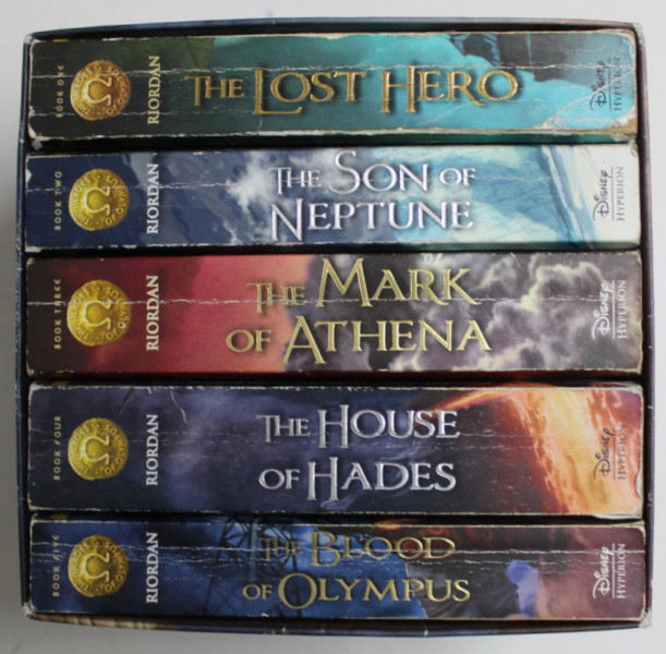 THE HEROES OF OLYMPUS , THE COMPLETE SERIES , VOLUMES I - V by RICK RIORDAN , 2012