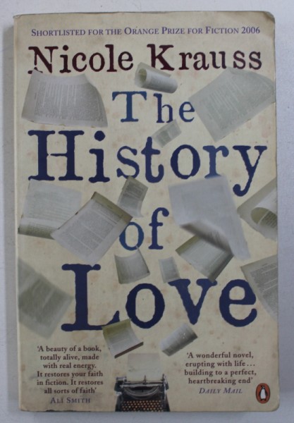 THE HISTORY OF LOVE by NICOLE KRAUSS , 2006