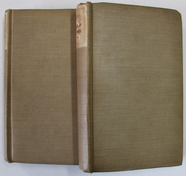 THE HISTORY OF TOM JONES , A FOUNDING by HENRY FIELDING , TWO VOLUMES , INCEPUTUL SEC. XX