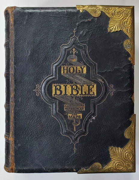The Holy Bible, containing the Old and New Testaments, according to the Authorized version, with the marginal readings, and original and selected parallel references - Glasgow, 1869