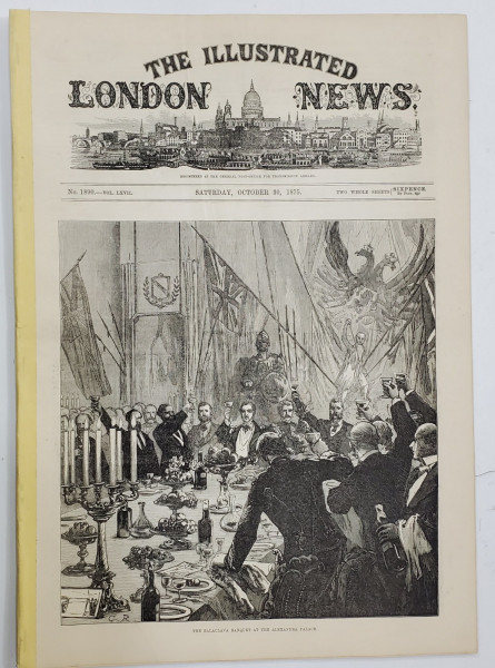 THE ILLUSTRATED LONDON NEWS , 30 OCTOBER  , 1875