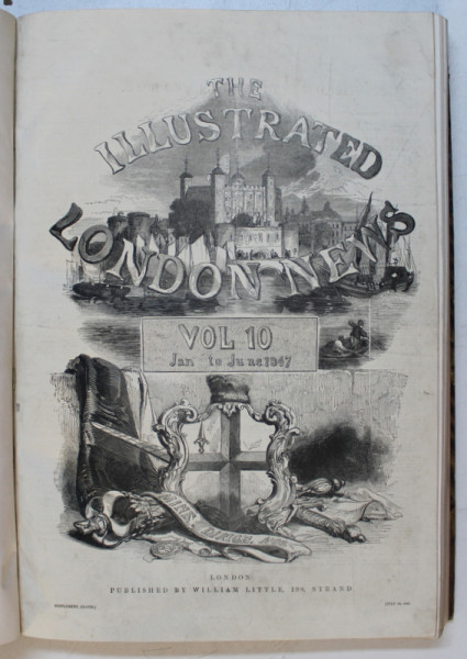 THE ILLUSTRATED LONDON NEWS  , VOL. X , JANUARY  TO JUNE , COLEGAT DE 23 NUMERE * ,  1847