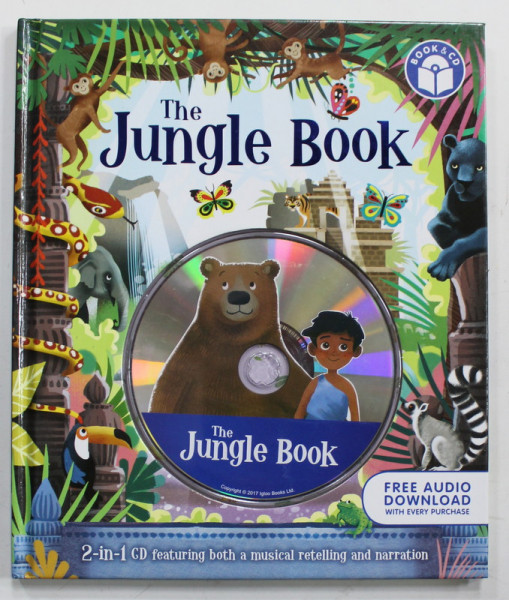 THE JUNGLE BOOK , FREE AUDIO CD , 2017