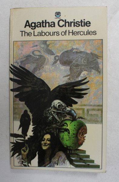 THE  LABOURS OF HERCULES by AGATHA CHRISTIE , 1977 , COPERTELE INTARITE CU BANDA ADEZIVA