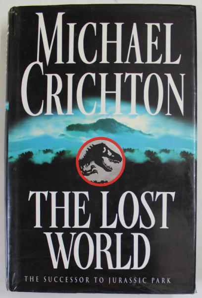 THE LOST WORLD by MICHAEL CRICHTON , 1995 , SUPRACOPERTA CU URME DE UZURA