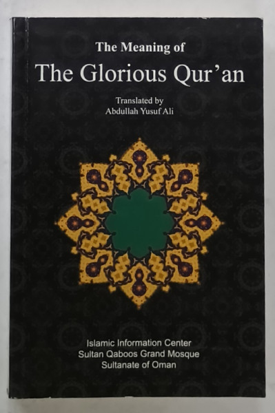 THE MEANING OF THE GLORIOUS QUR ' AN , by ABDULLAH YUSUF ALI , 2020